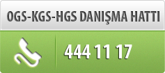 ogs kgs danışma hattı