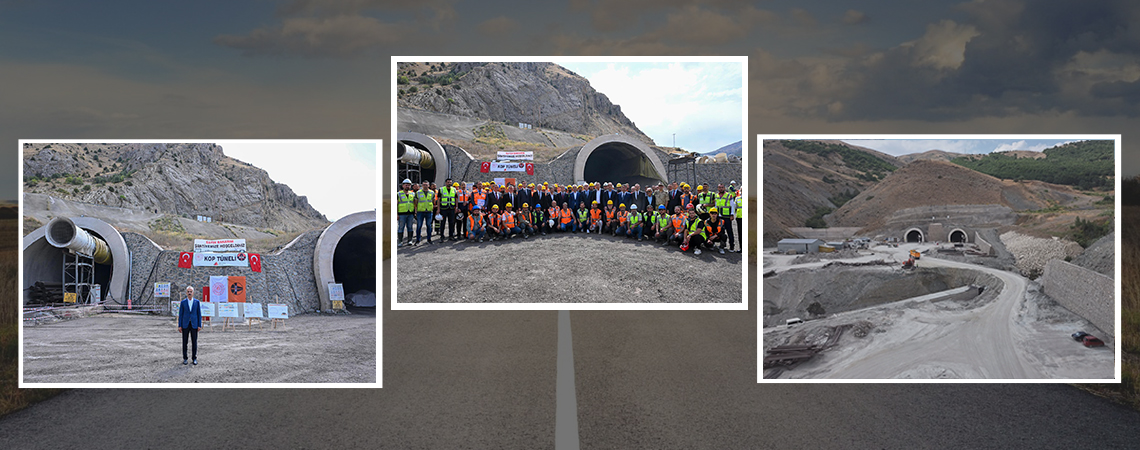 BAKAN URALOĞLU, KOP TÜNELİ VE AŞKALE-MADEN YOLU’NDAKİ ÇALIŞMALARI İNCELEDİ
