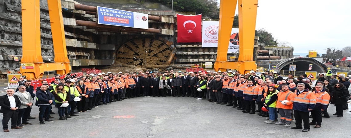 SARIYER–KİLYOS TÜNELİ’NDE TBM KAZILARI TAMAMLANDI