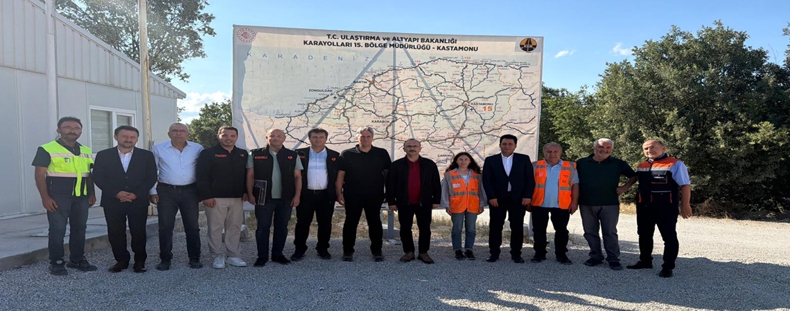 GENEL MÜDÜR GÜLŞEN’DEN YOL ŞANTİYELERİNE ZİYARET