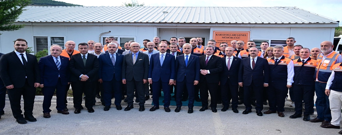BAKAN URALOĞLU, SAMSUN BATI ÇEVRE YOLU’NDA İNCELEMELERDE BULUNDU