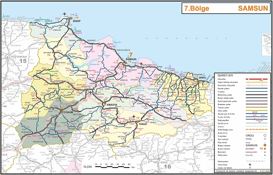 7. Bölge Haritası
