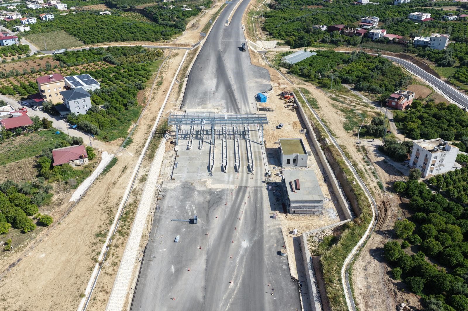 Erdemli Doğu Bağlantı Yolu Gişe Çalışmaları